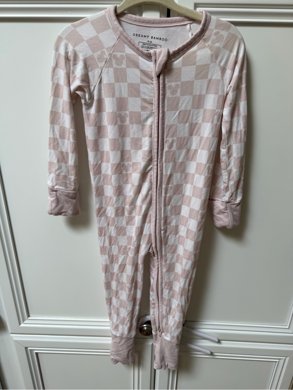 Dreamy Bamboo Checkered Mickey One-Piece Pajamas